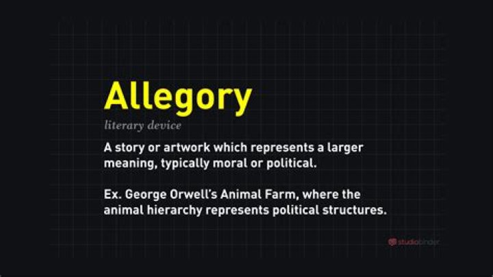 Are allegories moral tales?
