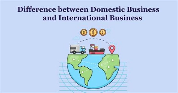 Are domestic business and international business different in scope but not in nature?