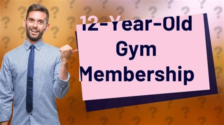 Can a 12 year old join a gym?