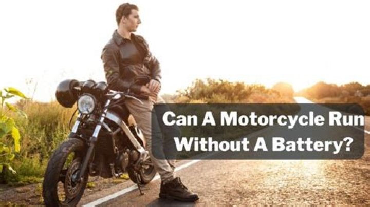 Can a motorcycle be started without a battery?