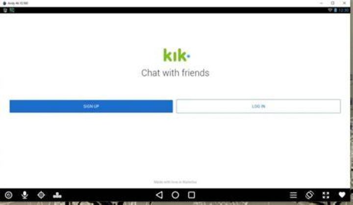 Can I download Kik on my laptop?
