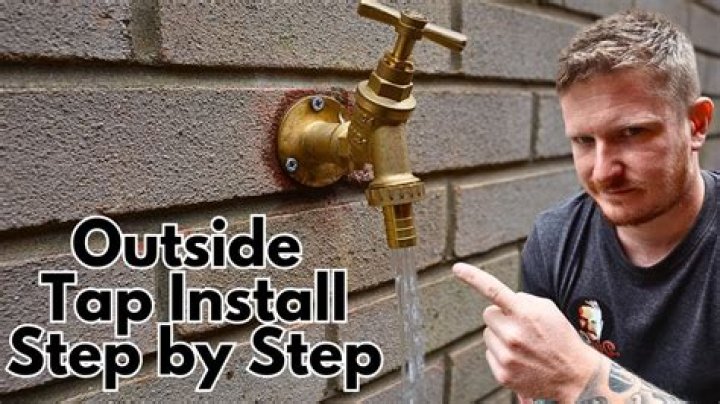 Can I fit an outside tap myself?