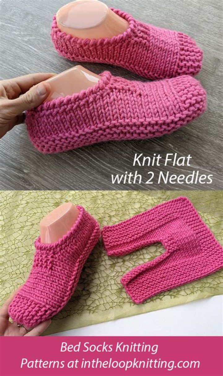 Can I knit socks with 2 needles?