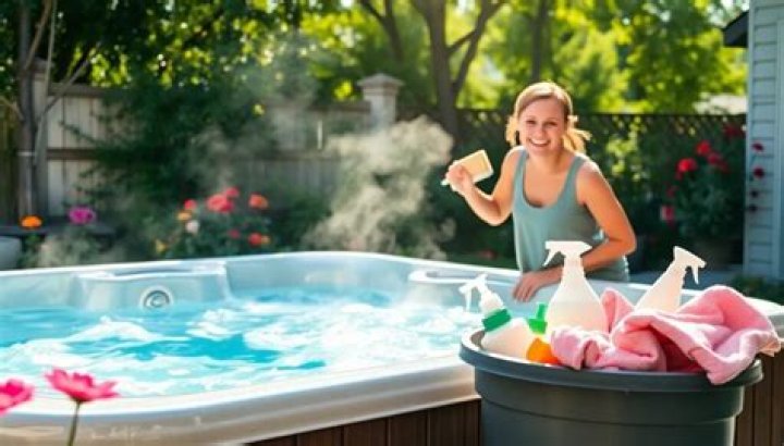 Can I use bleach to clean my hot tub?
