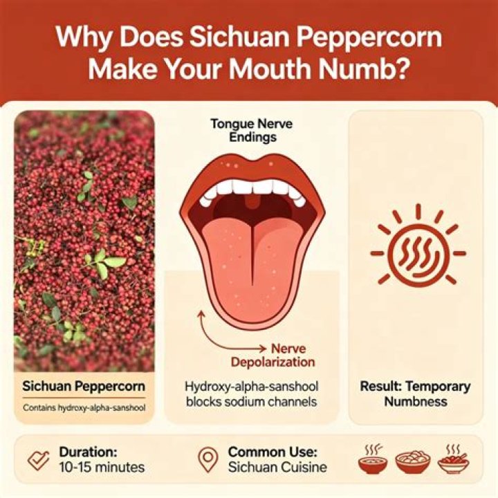 Can spicy food make your mouth numb?