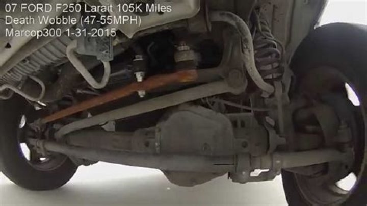 Can tires cause death wobble F250?