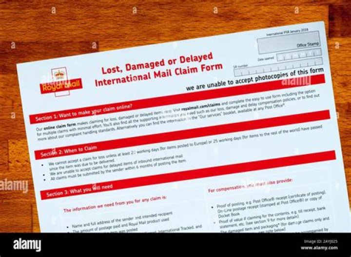 Can you claim for lost post without proof of postage?