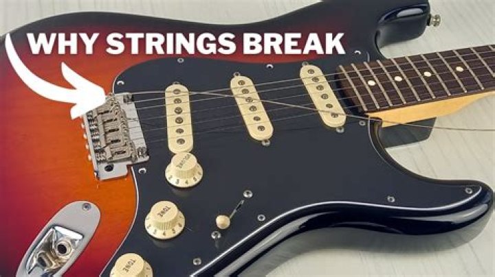 Can you get hurt when a guitar string breaks?