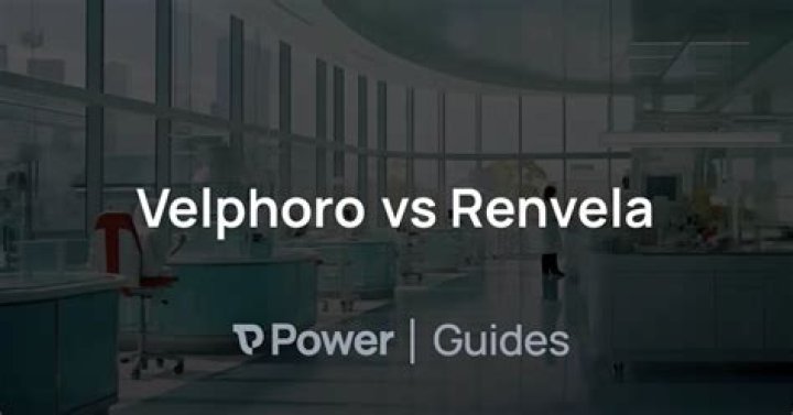 Can you take Velphoro and Renvela?