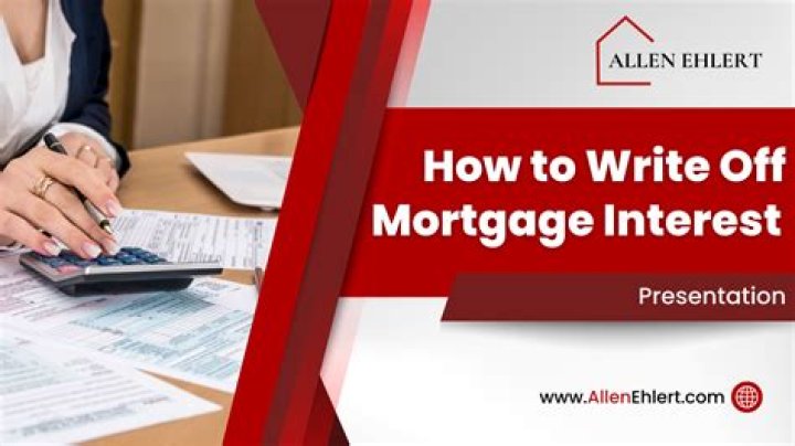 Can you write off mortgage interest on primary residence?