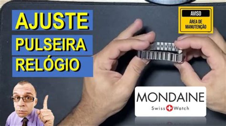 Como regular a pulseira do Mondaine?