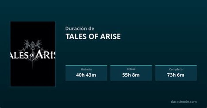 Cuanto dura Tales of Arise?