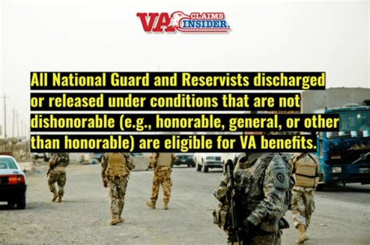 Do National Guard members qualify for VA benefits?