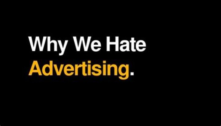 Do people hate advertising?