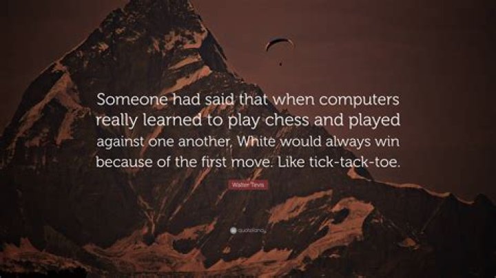 Does White always win when two computers play chess?