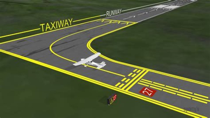 How are airport runways labeled?