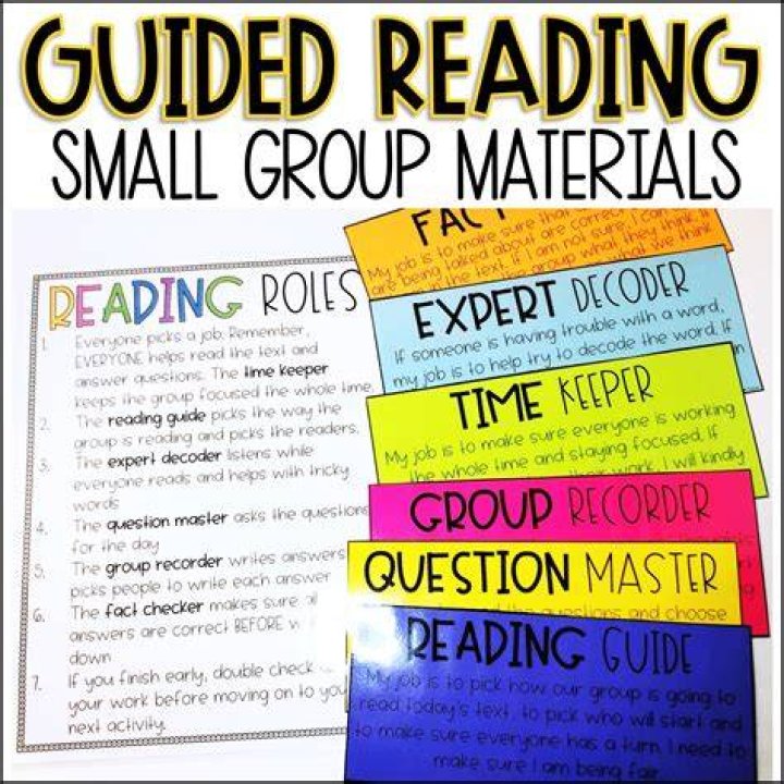 How are guided reading groups structured?