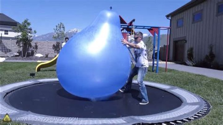 How big is the largest water balloon?