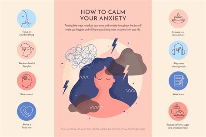 How can I calm my anxiety during an exam?