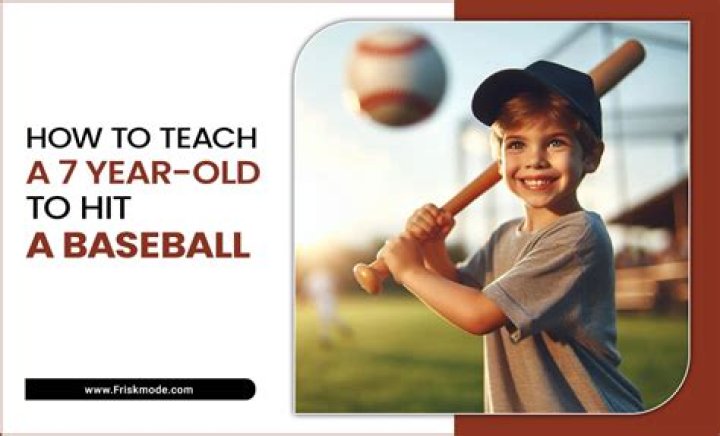 How can I help my 7 year old hit a baseball?