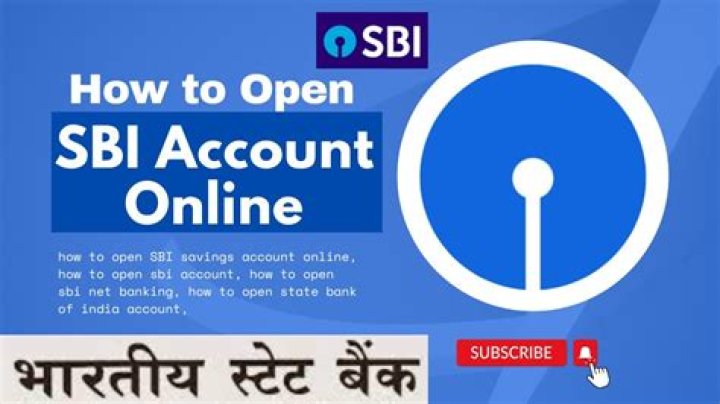 How can I open saving account in SBI?