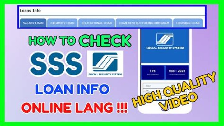How can I track my SSS loan Cheque?
