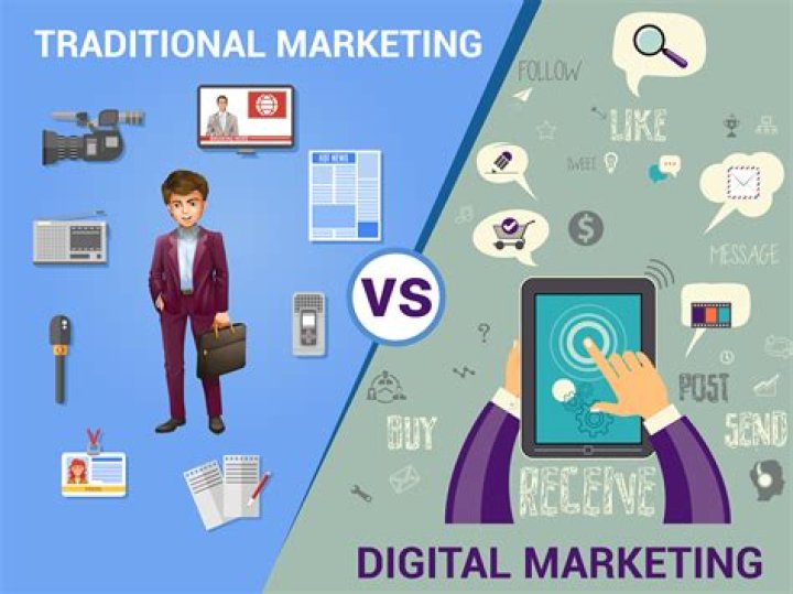 How digital marketing is different from traditional marketing?