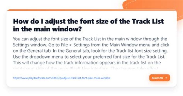 How do I adjust the font size?