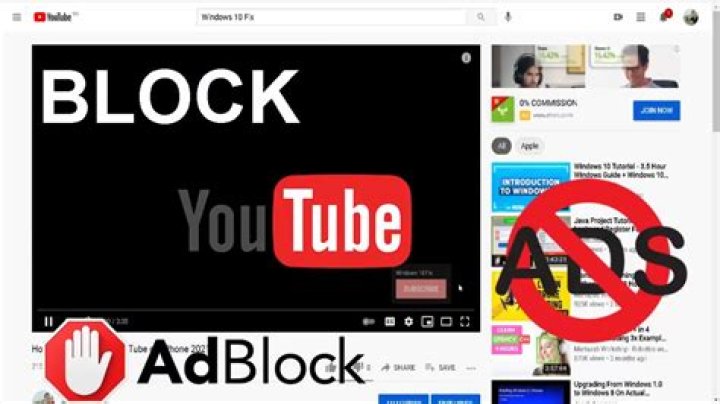 How do I block ads from certain websites?