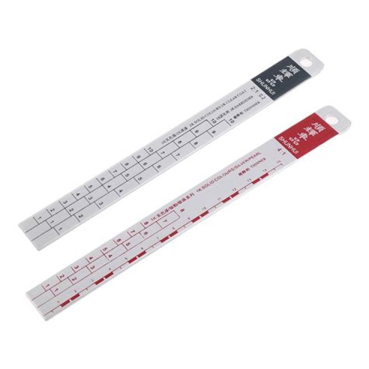 How do I change the size of the ruler in Paint?