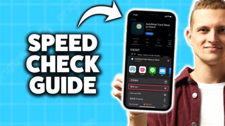 How do I check app download speed on iPhone?
