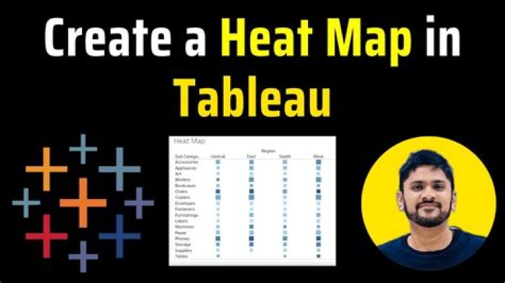 How do I create a heat map in Tableau Public?