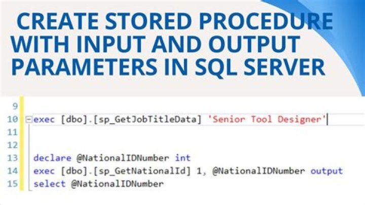 How do I execute a stored procedure with parameters?