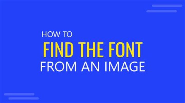 How do I find out what font is used in a logo?