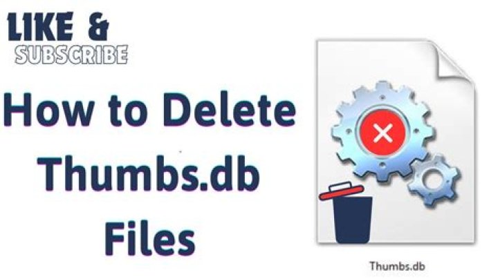 How do I force delete a thumbs db file?