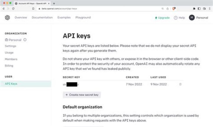 How do I get my API API key?