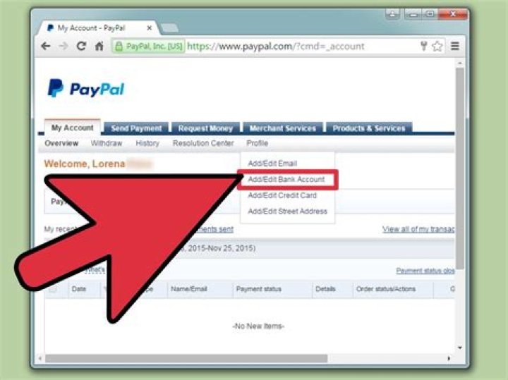 How do I link my PayPal account with eBay?