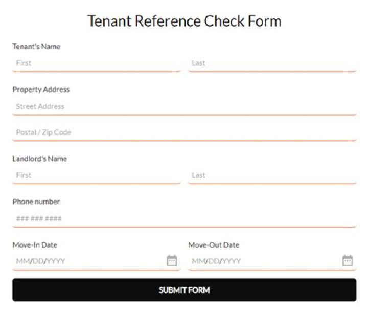 How do I pass a tenant reference check?