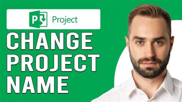 How do I show project name in MS project?
