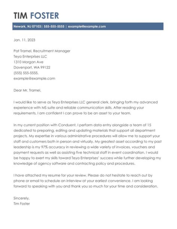 How do I write a cover letter for a process operator?