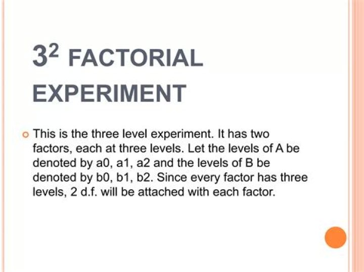 How do you analyze a factorial experiment?