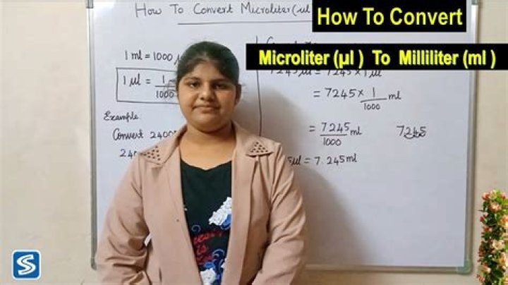 How do you convert microliter to micrograms?