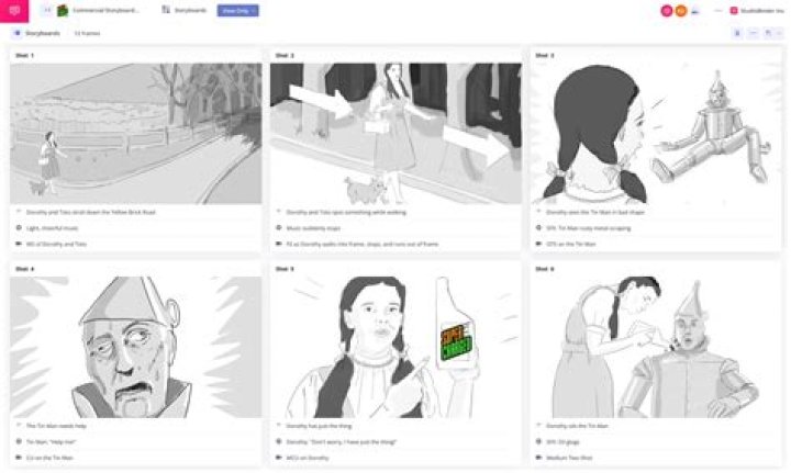 How do you create a storyboard for advertising?