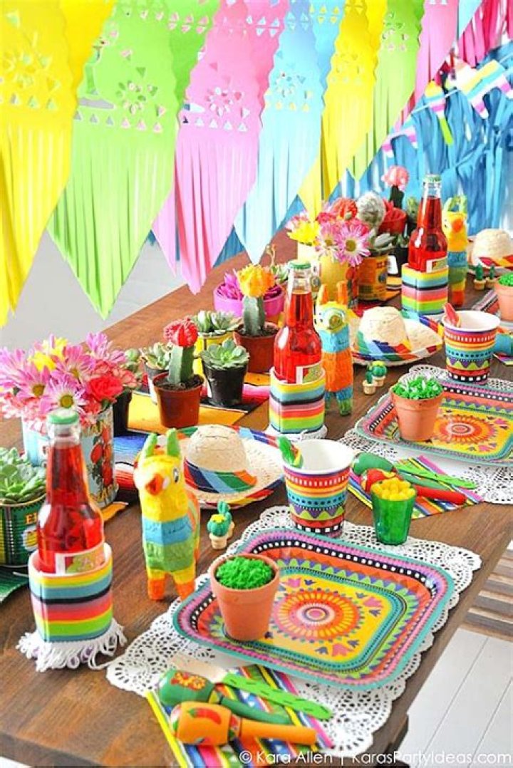 How do you decorate for a Mexican party?