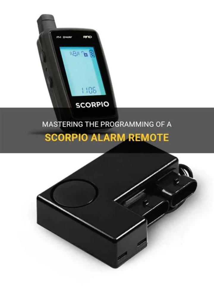 How do you disarm a Scorpio alarm?