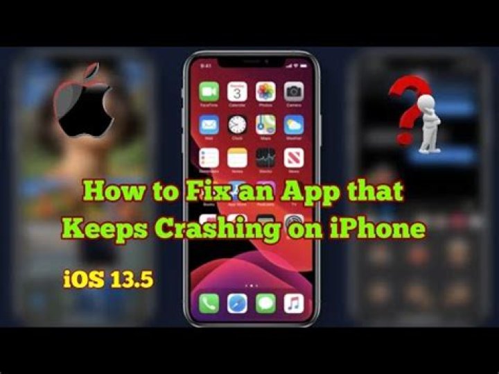 How do you fix an app that keeps crashing on Apple?