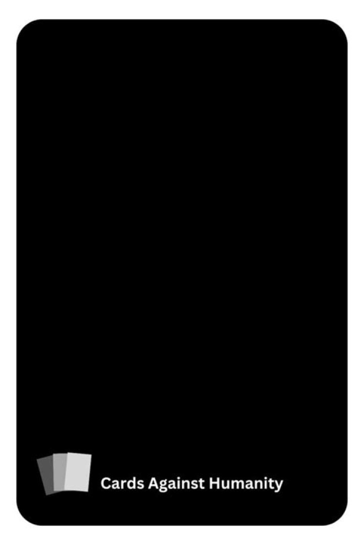How do you get a blank card in Cards Against Humanity?