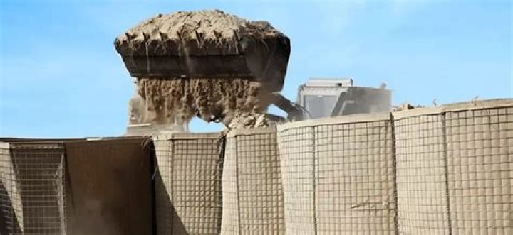 How do you install Hesco barriers?