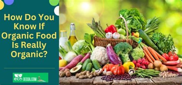How do you know if a product is organic?