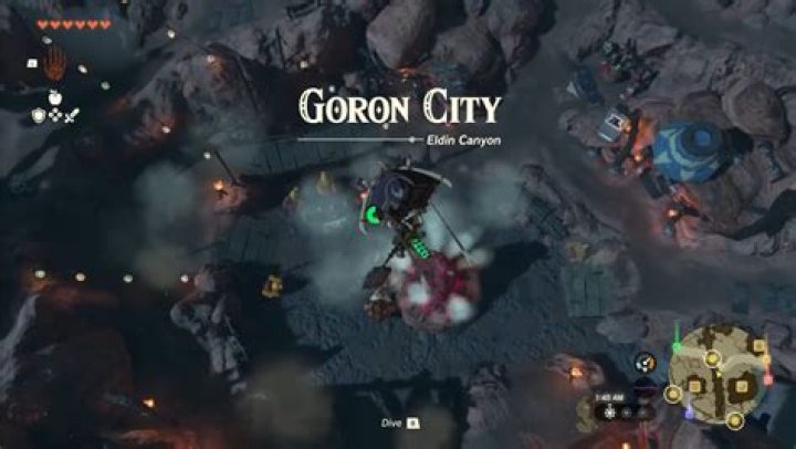 How do you light up the Goron City?